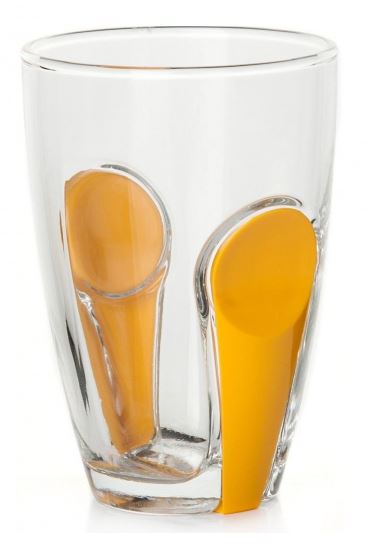 Стакан 260 мл желт.держатель СНЭП 41632 